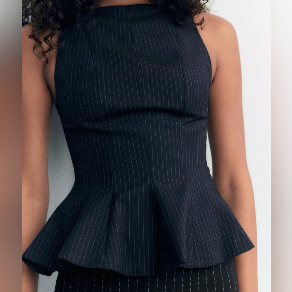 Zara poplin top. Size small